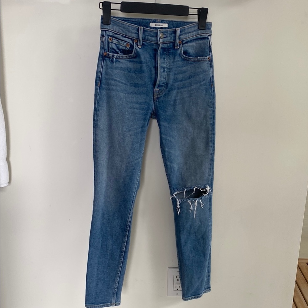 GRLFRND Karolina Stretch Button Fly Jeans